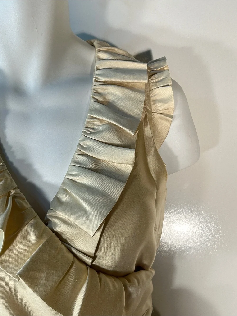 Kate Spade SZ 10 Wedding Belles Ivory Silk Wrap Dress Formal Wedding Bride